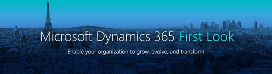 Microsoft Dynamics First Look le jeudi 1er décembre de 18h à 20h